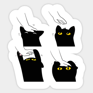 Spoiled kitty cute little cat lover Sticker
